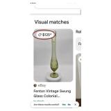 440 - THREE ART GLASS BUD VASES (C81)