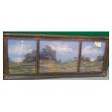 442 - FRAMED ART 13X31' (A59)