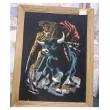 440 - MATADOR ART FRAMED 27X21' (C166)