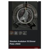 442 - STEUBEN GLASS COLLECTIBLE PLATE (F22)