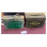 440 - TWO VINTAGE AMMUNITION BOXES (C133)