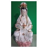 11 - CHINESE GODDESS PORCELAIN FIGURE18'T (L4)