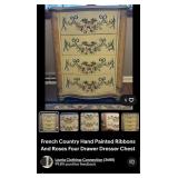 442 - PAINTED FOUR-DRAWER CHEST (A41)