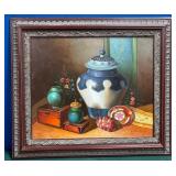 11 - STILL LIFE ART FRAMED 27X31'