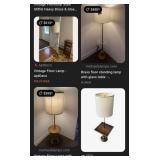 442 - FLOOR LAMP / TABLE COMBO (A36)