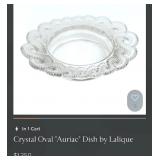 442 - LALIQUE AURIAC CRYSTAL BOWL (F28)