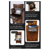440 - VINTAGE ART DECO HOME BAR CABINET