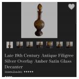 440 - VINTAGE DECANTER WITH FOUR CUPS (C115)