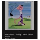 402 - MGM PINK PANTHER ART FRAMED
