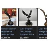 441 - LTD ED EAGLE SCULPTURE 27'T (B12)