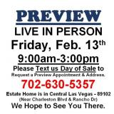 PREVIEW LIVE IN PERSON - Friday, February 13th