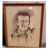 11 - FRAMED B&W SIGNED ARTWORK (W68)