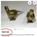 11 - BRASS BIRD FLOCK FIGURES(W54)
