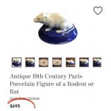 11 -PORCELAIN MOUSE FIGURE(W20)