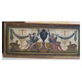 11 - ANTIQUE FRAMED ARTWORK 12X27(W70)