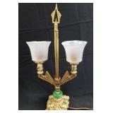 11 - 1920/30'S ART DECO DUAL-ARM TABLE LAMP (W29)