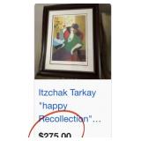 393 - TARKAY FRAMED ARTWORK