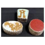 11 - VINTAGE TRINKET BOXES(W32)