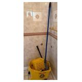 J  - INDUSTRIAL MOP BUCKET W/MOP