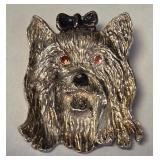 818 -  HANDMADE STERLING SILVER PET BROOCH(32)