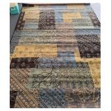 J - SALINA BLUE AREA RUG 9'6'X12'10' (C6)