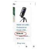 J - RODE NT-USB MICROPHONE (B30)