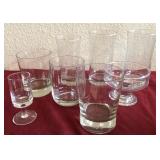 U - MIXED LOT OF GLASSWARE (L74)