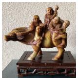 U - VINTAGE CARVED SOAPSTONE FIGURINE (L5)
