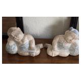 U - CHINESE SLEEPING BOY & GIRL FIGURINES (M18)