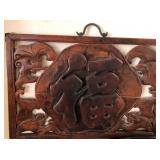 U - CARVED WOOD WALL DECOR 12X22' (K47)