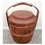 U - ANTIQUE CHINESE TIERED WEDDING BASKET (A43)