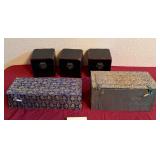 U - LOT OF FIVE KEEPSAKE BOXES (K52)