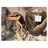 U - ELECTRIC LANTERN, PLANTER POT (Y19)