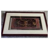 U - CARVED ARTWORK FRAMED 15X24' (M8)