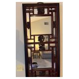 U - WOOD FRAMED MIRROR 36X17' (A102)