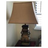 U - VINTAGE BRASS TABLE LAMP (L29)