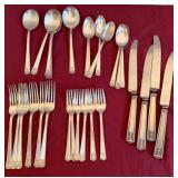 U - MIXED VINTAGE FLATWARE (K59)