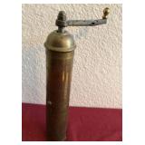 U - VINTAGE BRASS COFFEE / SPICE GRINDER (K39)