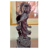 U - CARVED GODDESS STATUETTE 23'T (L19)