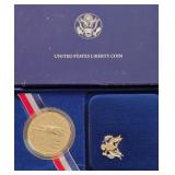 U - 1986 US LIBERTY DOLLAR COIN (J118)