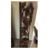U - ONE PIECE CARVED WOOD WALL DECOR (A65)