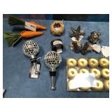 43 - BOTTLE STOPPERS,NAPKIN HOLDERS AND MORE D233