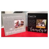 43 - FAMILY AND GRANDPARENTS PHOTO FRAMES
