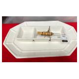 43 - WMC SNACK PLATTER W/CHEESE SPREADER