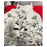 43 - BOTANICAL PRINT CANVAS APRON (A401)