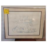 F - STUART MOSKOWITZ ART FRAMED 22X28' (L43)