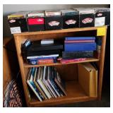 F - BOOKCASE, BOOKS, CD'S (R37)