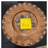 F - DECORATIVE COPPER PLATE 12'DIA (K11)