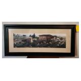 F - FRAMED ART 15X34' (L33)