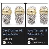 11 - 925 + 14K DAVID YURMAN EARRINGS (19)